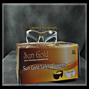 Sun Gold Safety Goggles